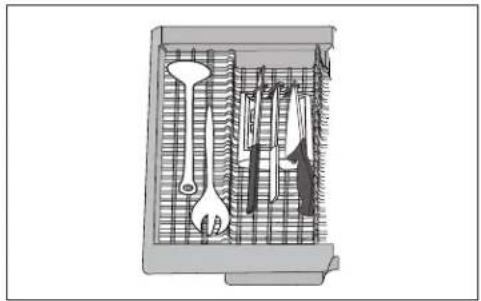 ELECTROLUX EI24ID81S - Loading the Cutlery Rack - 3