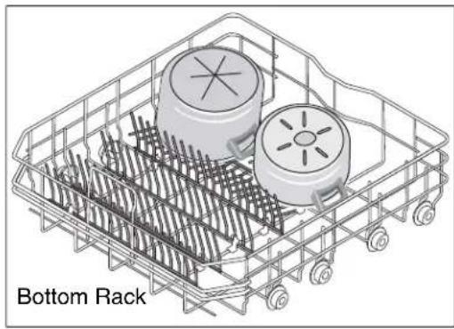 ELECTROLUX EI24ID81S - Fold-down Tines lower Rack - 1
