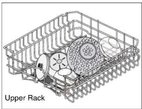 ELECTROLUX EI24ID81S - Fold-down Tines Upper Rack - 1