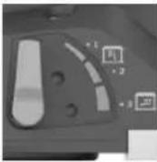 BOSCH GTR 550 Professional - Regolazione del flusso d'aria interno/esterno - 1