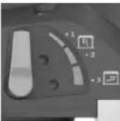 BOSCH GTR 550 Professional - Nastavenie vnútorného/vonkajšieho prúdu vzduchu - 1