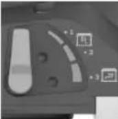 BOSCH GTR 550 Professional - Регулиране на вътрешната/външната въздушна струя - 1