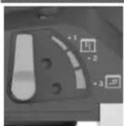 BOSCH GTR 550 Professional - Adjusting the Internal/External Airflow - 1