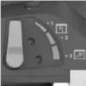 BOSCH GTR 550 Professional - Instellen van de interne/externe luchtstroom - 1