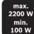 BOSCH GAS 35 H AFC Professional - Min/Max - 1