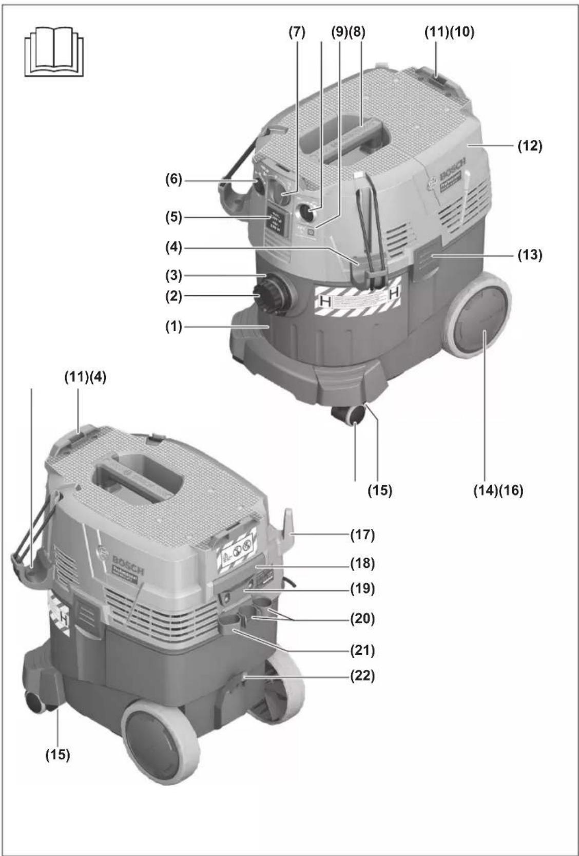 BOSCH GAS 35 H AFC Professional - 1