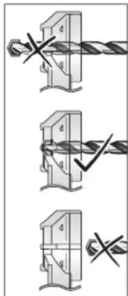 BOSCH GDE 18V26 D Professional - Stille inn lengden på føringen (se bilde D) - 1