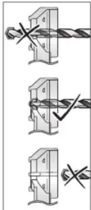 BOSCH GDE 18V26 D Professional - Regolazione lunghezza della guida (vedere Fig. D) - 1
