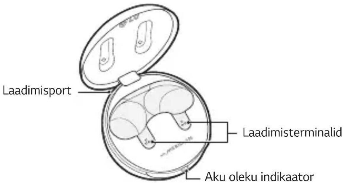 LG Tone Free DFP5 - Laadimiskarp - 1