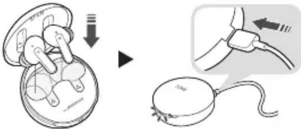 LG Tone Free DFP5 - Wired Charging - 1