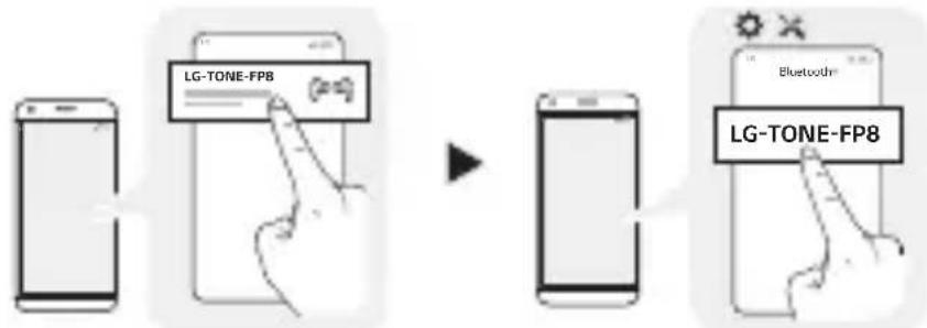 LG Tone Free DFP8 - Pairing and Connecting - 2