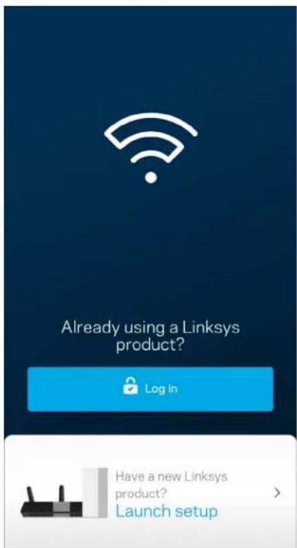 LINKSYS Velop MX4200 - Log in to the Linksys app - 1