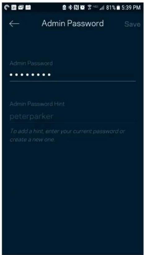 LINKSYS Velop MX4200 - Velop admin password - 1