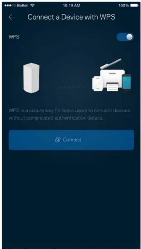 LINKSYS Velop MX4200 - デバイスをWPSに接続 - 1