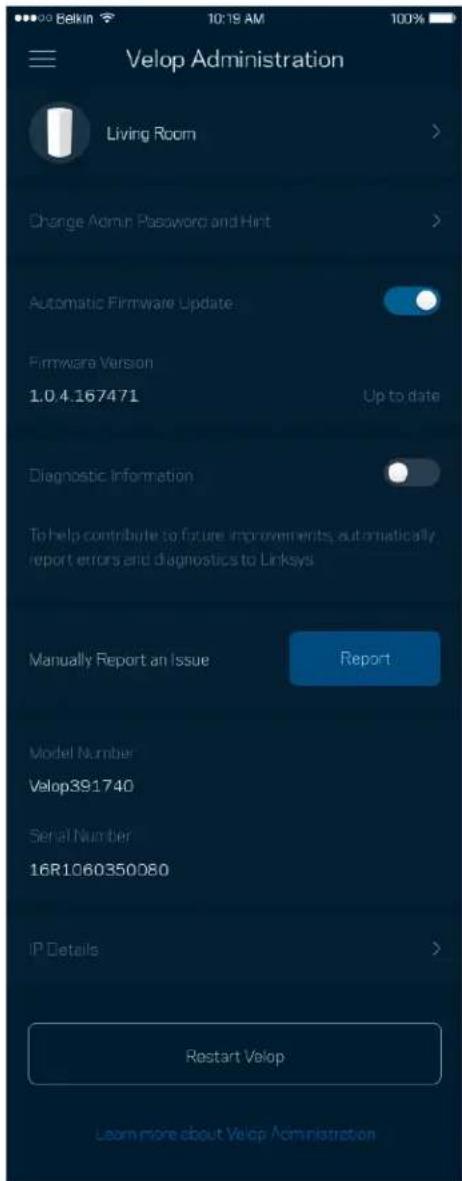 LINKSYS Velop MX4200 - Velop Administration (Διαχείρισην Velop) - 1