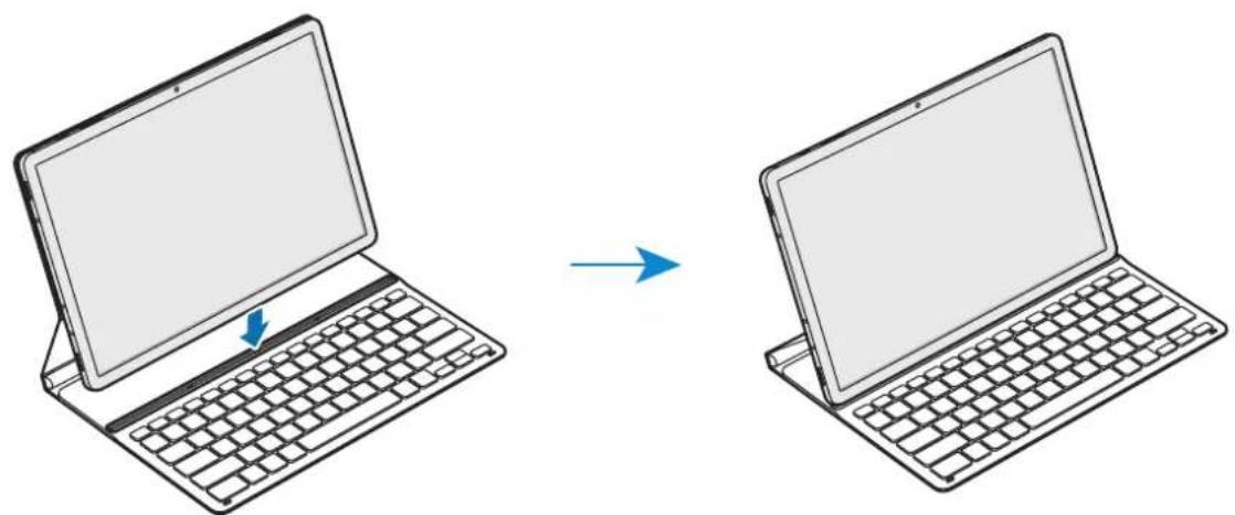 SAMSUNG Book Cover Keyboard Slim - Conexão do teclado - 2