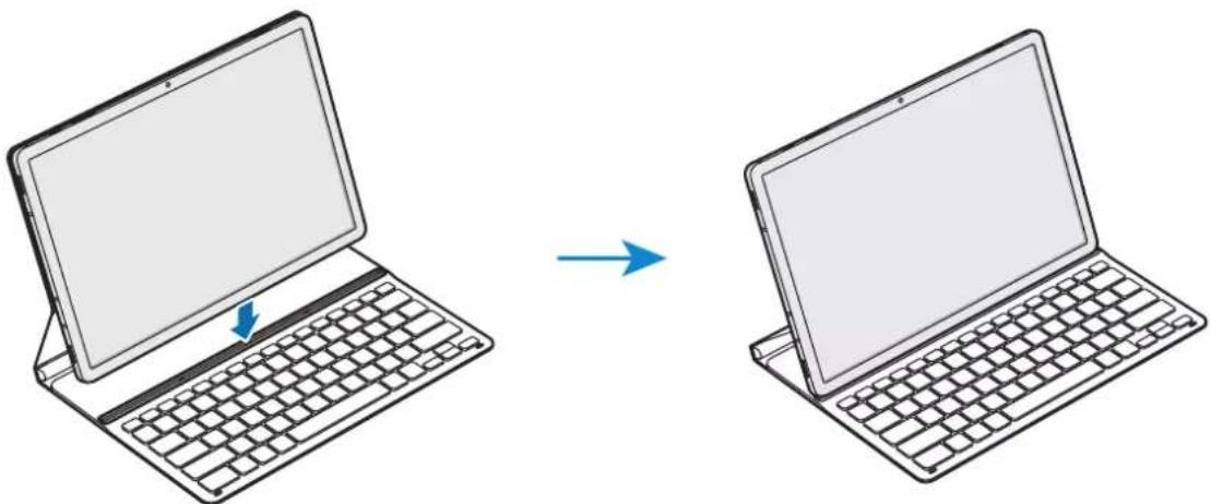 SAMSUNG Book Cover Keyboard Slim - Connessione della tastiera - 2