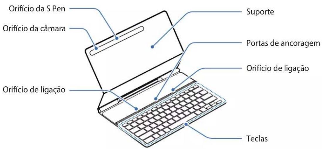 SAMSUNG Book Cover Keyboard Slim - Apresentação do disposito - 1