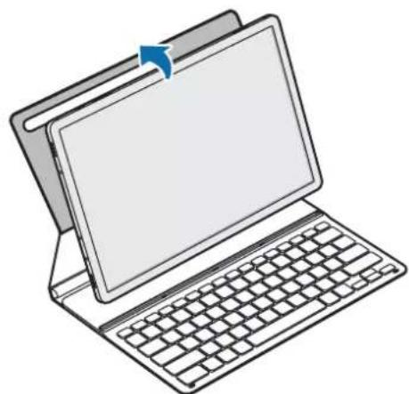 SAMSUNG Book Cover Keyboard Slim - Connessione della tastiera - 1