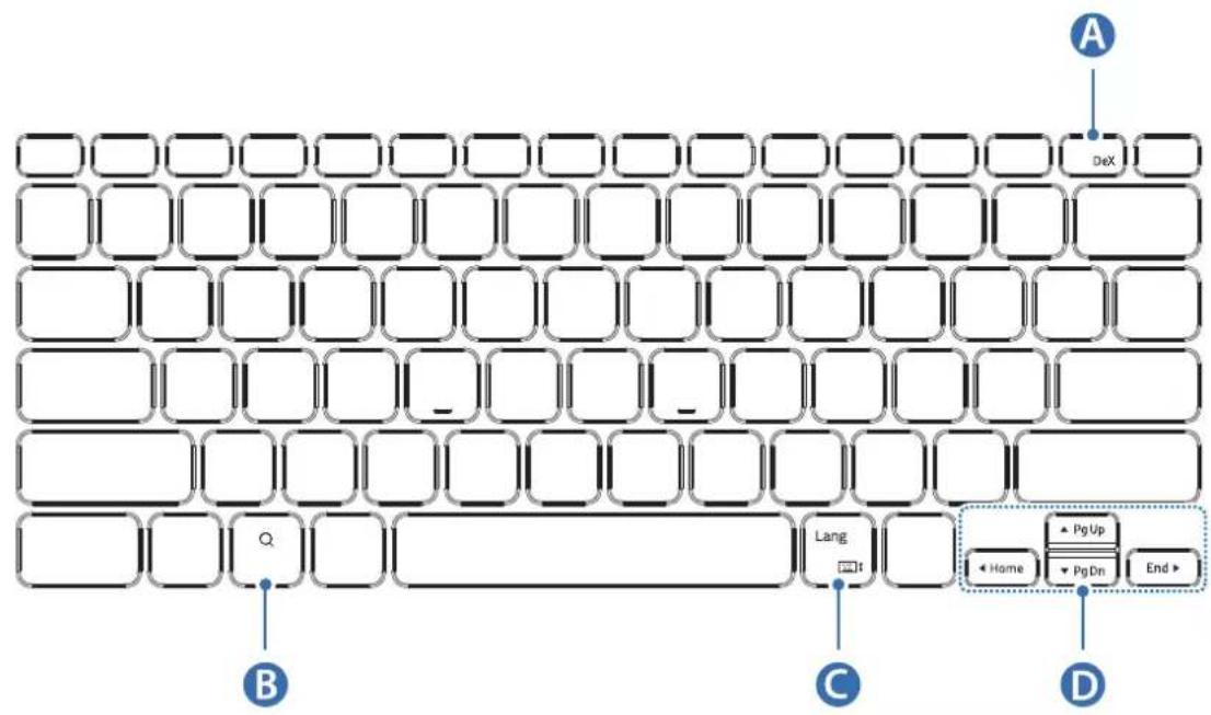 SAMSUNG Book Cover Keyboard Slim - EF-DT630: - 2