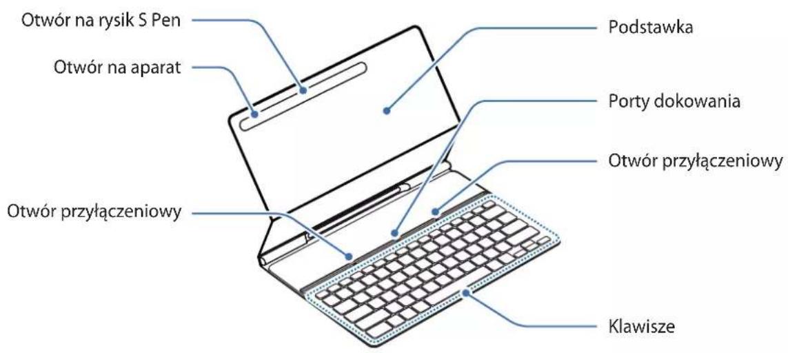 SAMSUNG Book Cover Keyboard Slim - Wygliad urzadzenia - 1