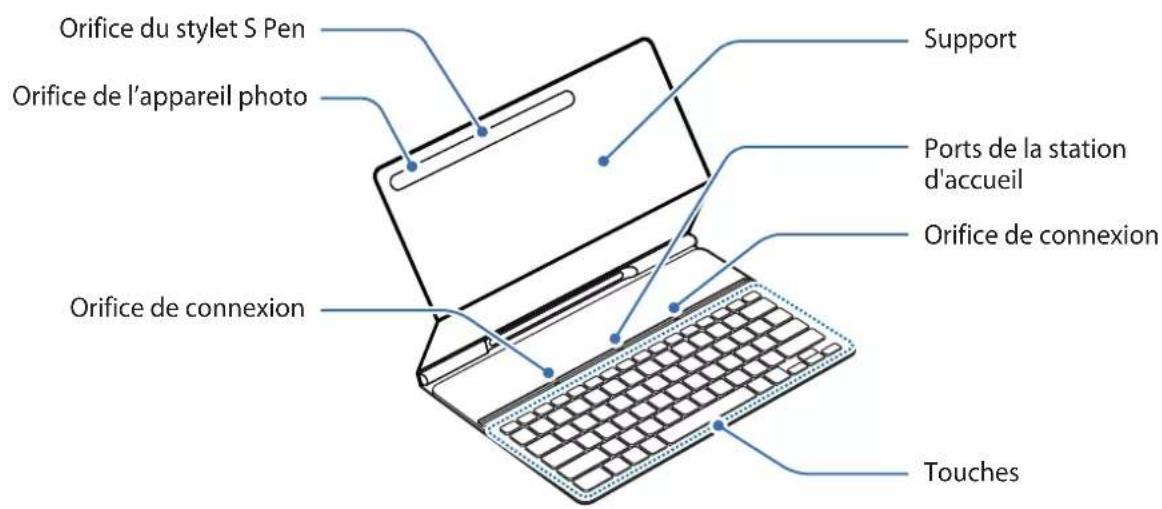 SAMSUNG Book Cover Keyboard Slim - Présentation de l'appareil - 1
