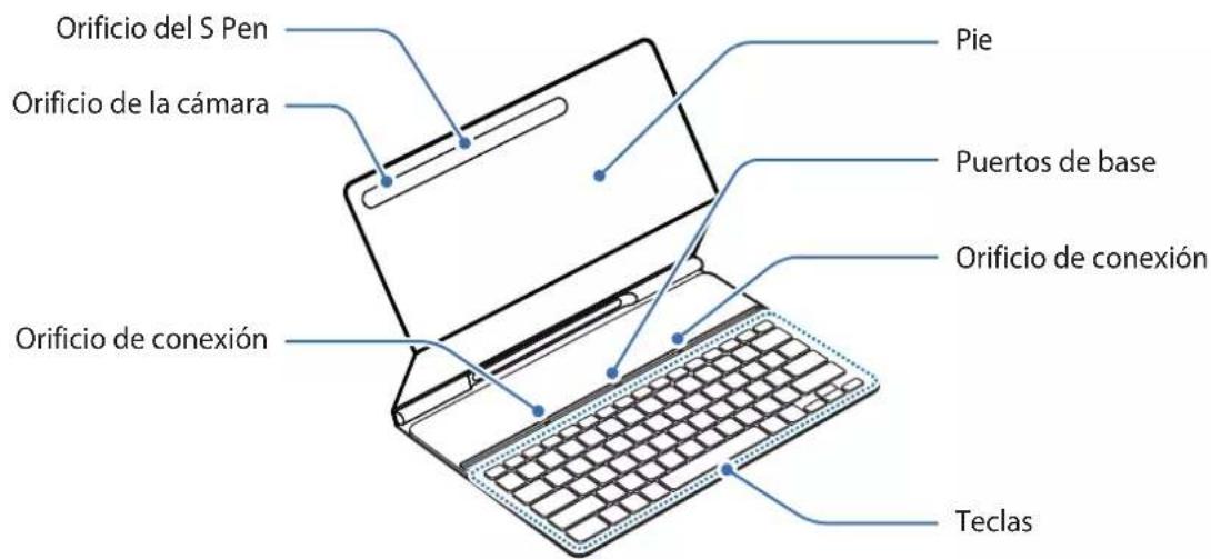 SAMSUNG Book Cover Keyboard Slim - Diseño del dispositivo - 1