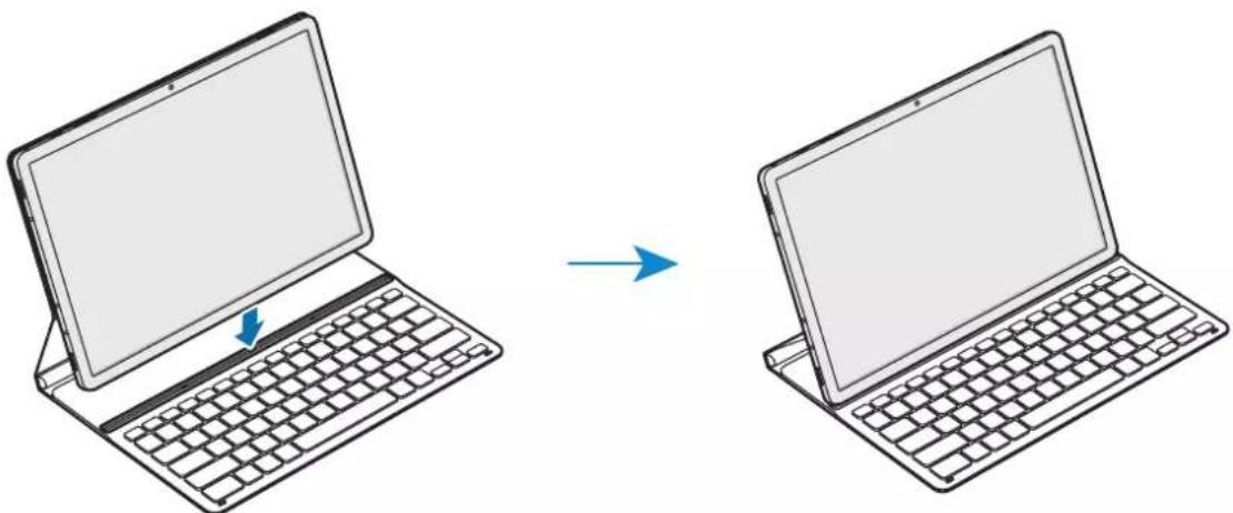SAMSUNG Book Cover Keyboard Slim - Ligar o teclado - 2