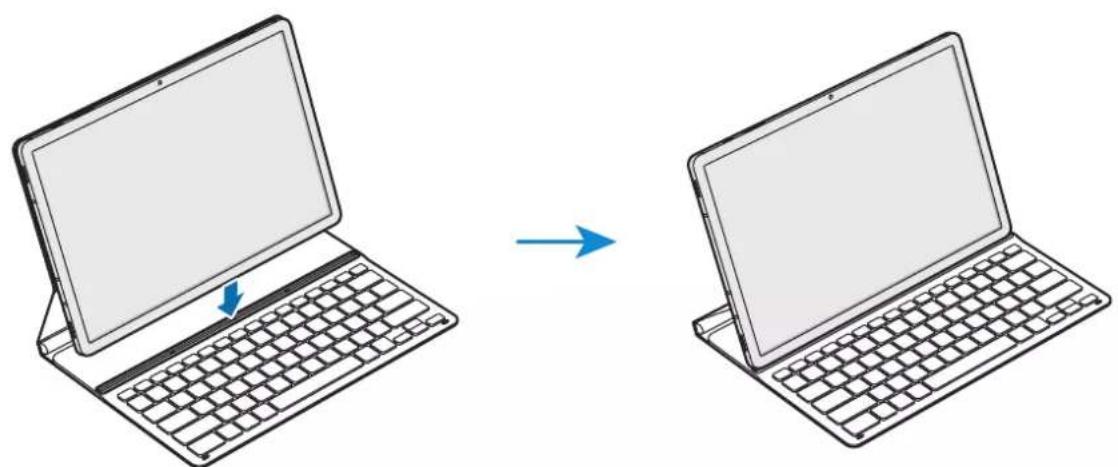 SAMSUNG Book Cover Keyboard Slim - Свързване на Клавиatypeta - 2