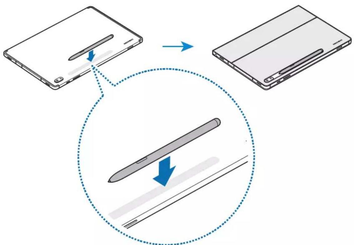 SAMSUNG Book Cover Keyboard Slim - 連接 S Pen - 1