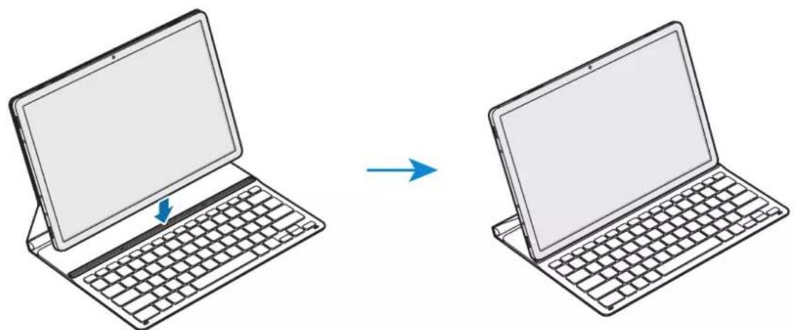 SAMSUNG Book Cover Keyboard Slim - Connector le clavier - 2