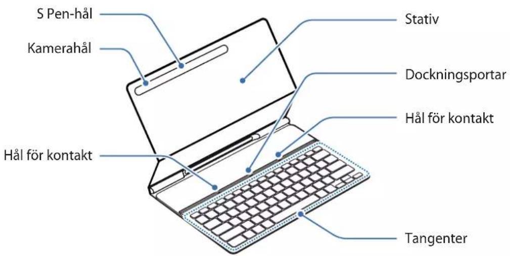 SAMSUNG Book Cover Keyboard Slim - Enhetens utseende - 1