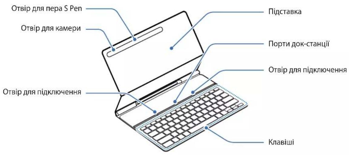 SAMSUNG Book Cover Keyboard Slim - Bvrgia npnctroo - 1