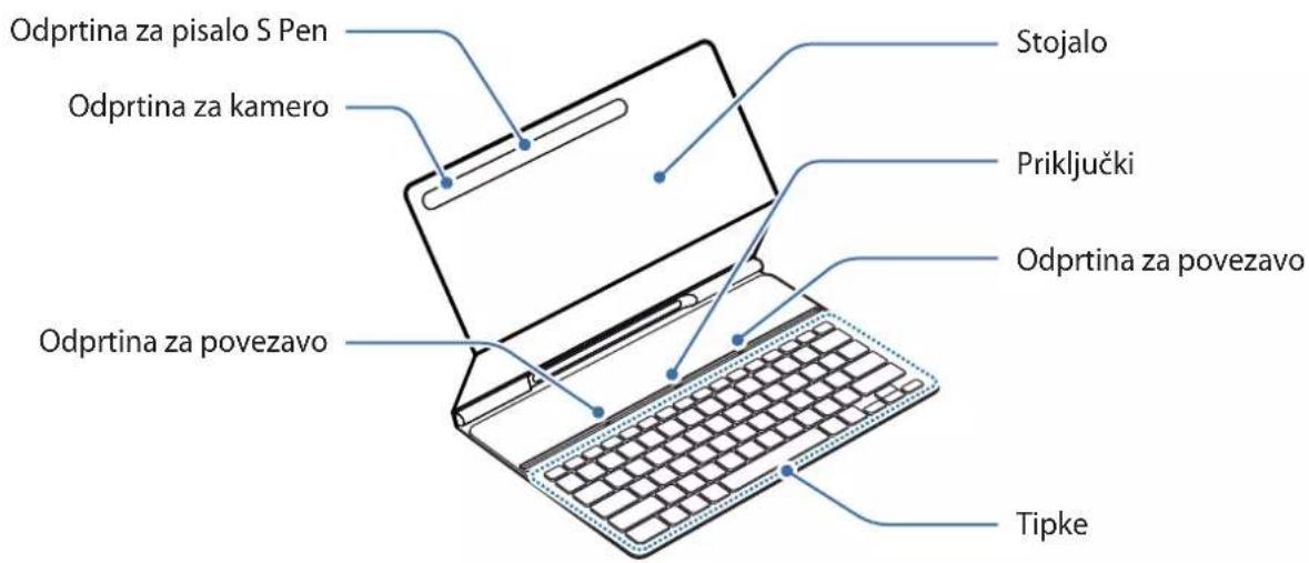 SAMSUNG Book Cover Keyboard Slim - Postavitev naprave - 1