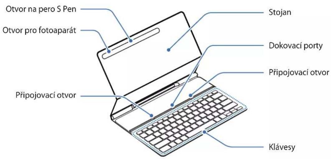 SAMSUNG Book Cover Keyboard Slim - Rozvrženi zařizení - 1