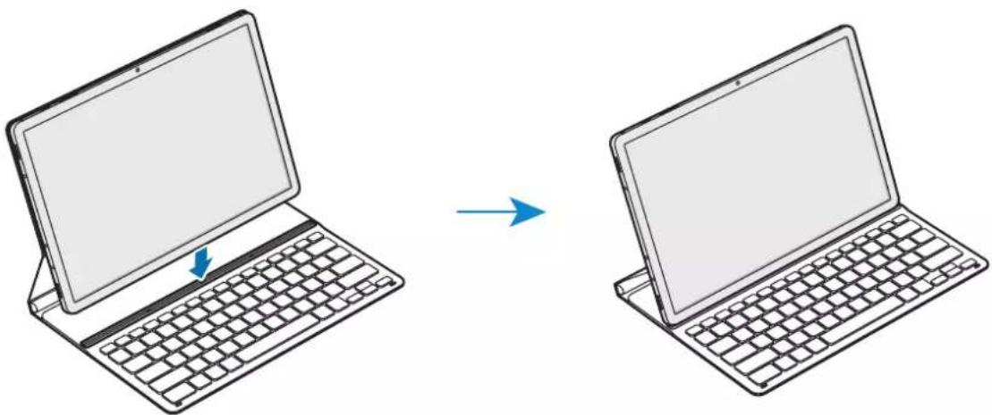 SAMSUNG Book Cover Keyboard Slim - Klaviatūros prijungimas - 2