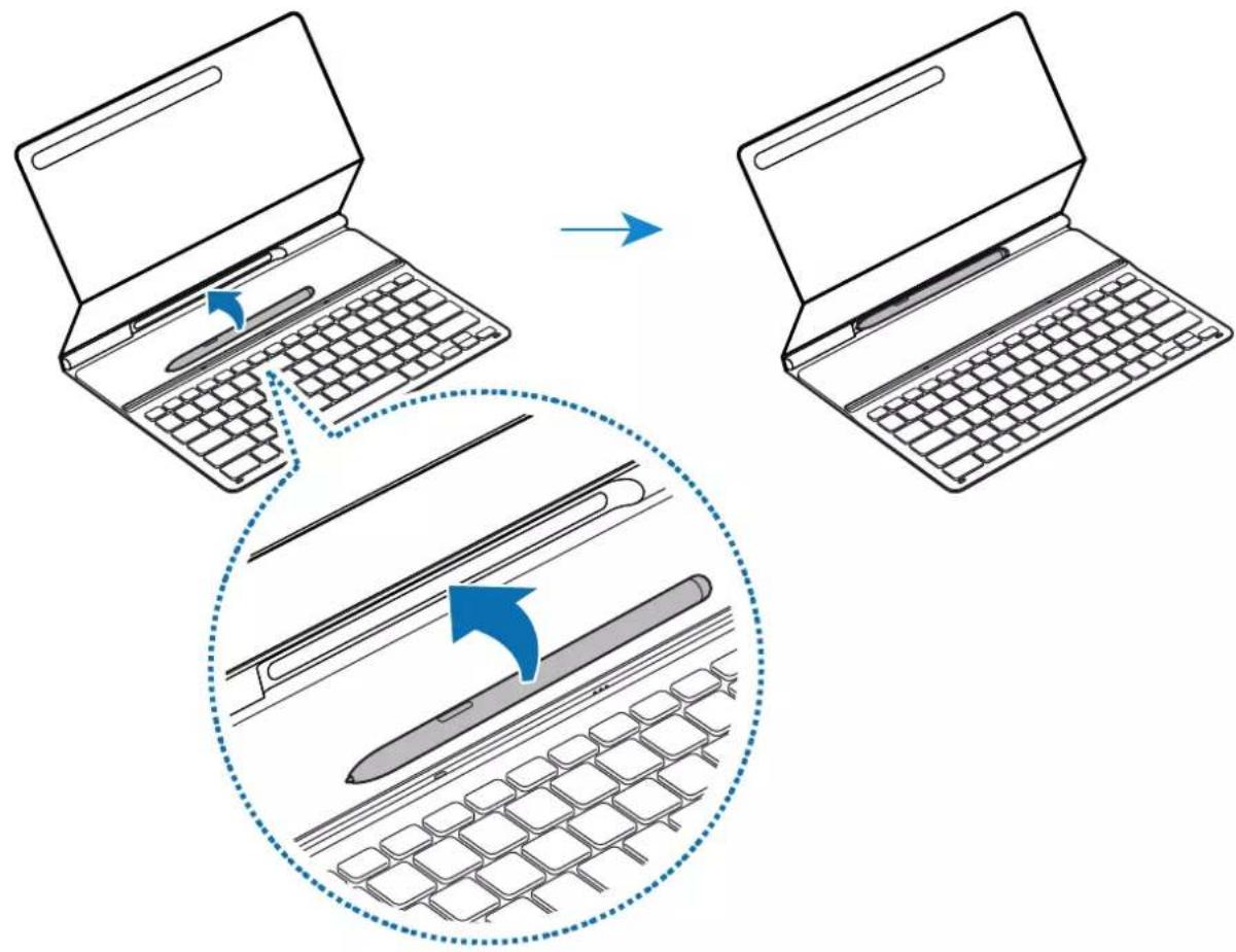 SAMSUNG Book Cover Keyboard Slim - S қаламын сақтау - 1
