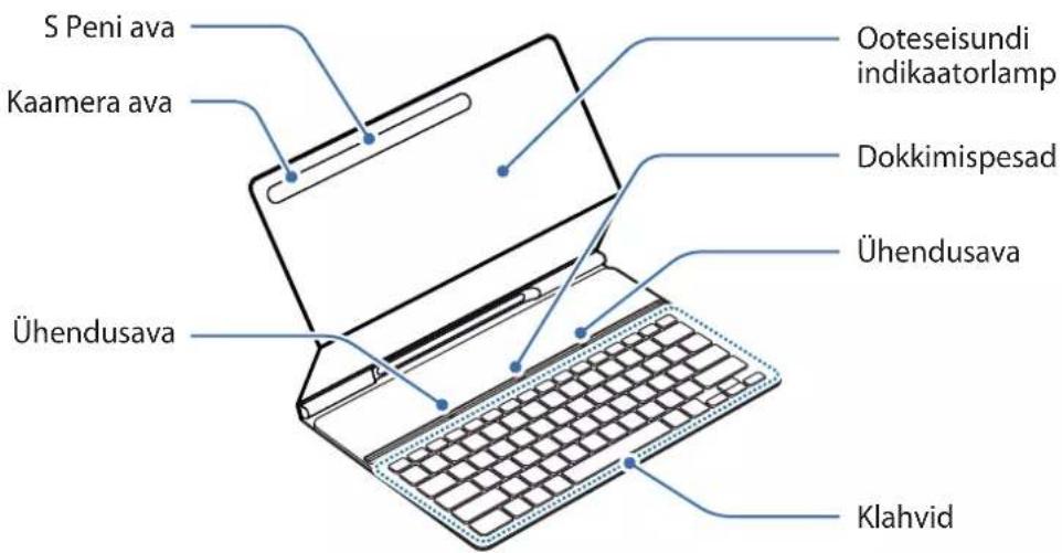 SAMSUNG Book Cover Keyboard Slim - Seadme ülesehitus - 1