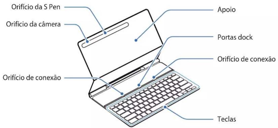 SAMSUNG Book Cover Keyboard Slim - Visão geral do acessório - 1