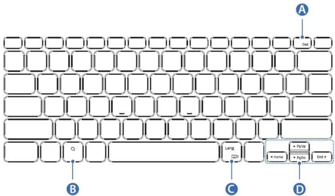SAMSUNG Book Cover Keyboard Slim - EF-DT630: - 2