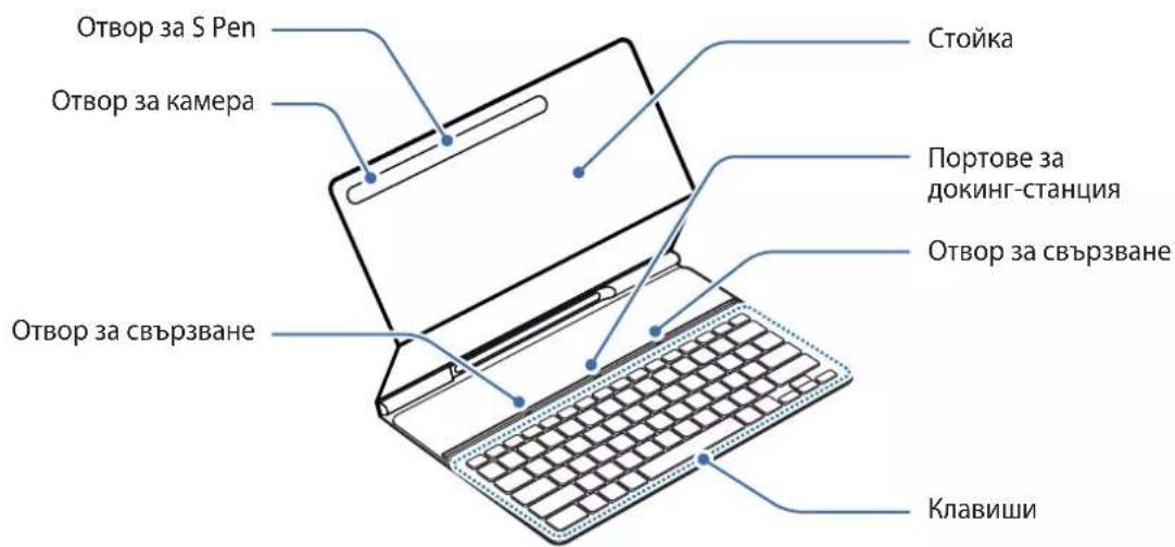 SAMSUNG Book Cover Keyboard Slim - Cxema Ha yctpoiCTBOTO - 1