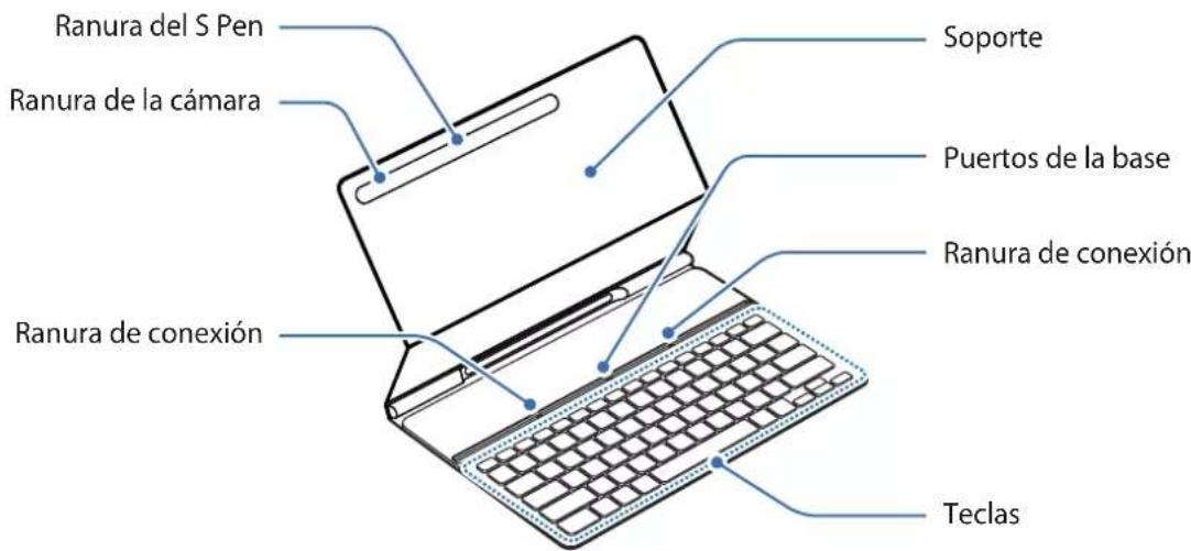 SAMSUNG Book Cover Keyboard Slim - Diseño del dispositivo - 1