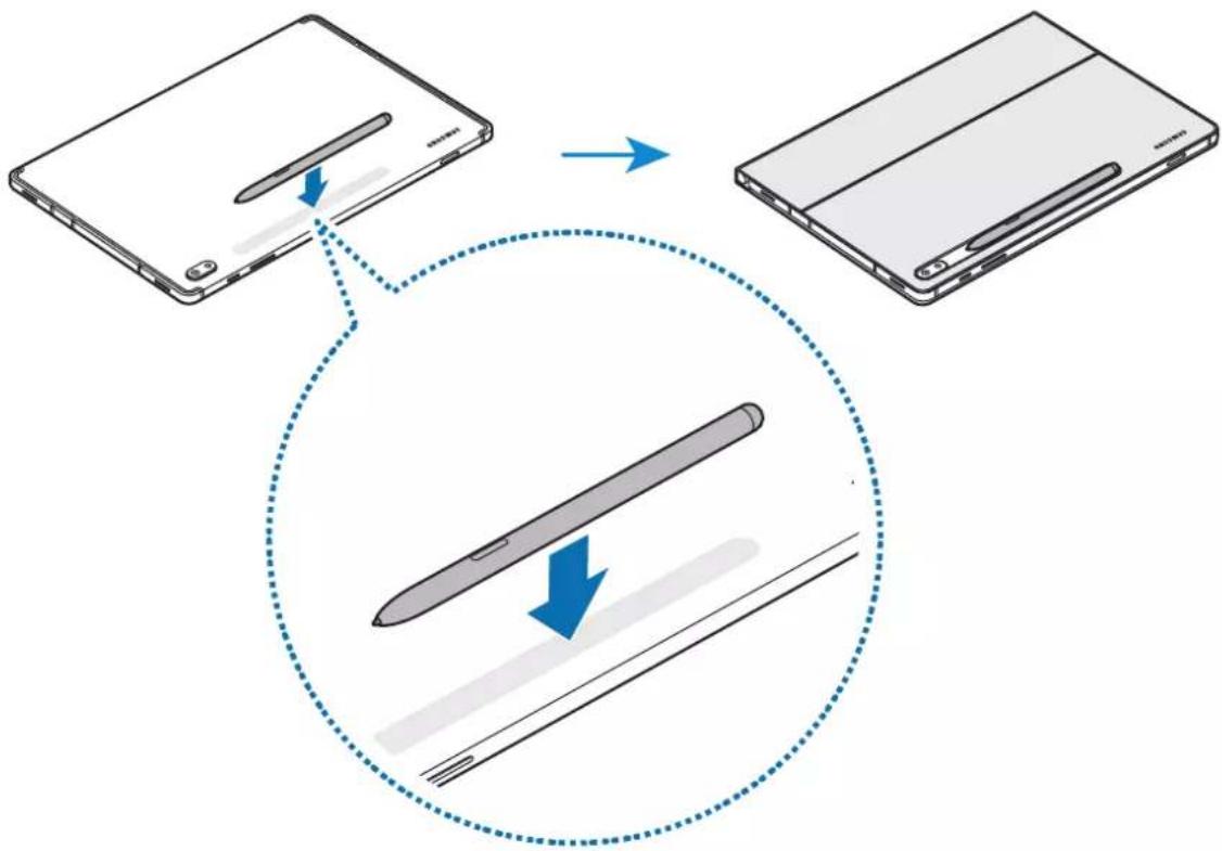 SAMSUNG Book Cover Keyboard Slim - Připevnípera S Pen - 1