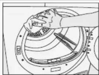 BEKO 500732CH - Per pulire il filtro anti-lanugine: - 4
