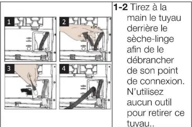 BEKO DS8539CH - Raccord du tuyau de vidange de l'eau - 1