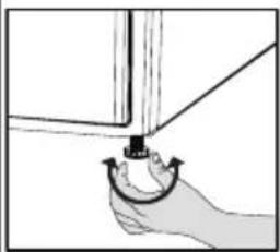 BEKO 500952CH - Regolazione dei piedini. - 1