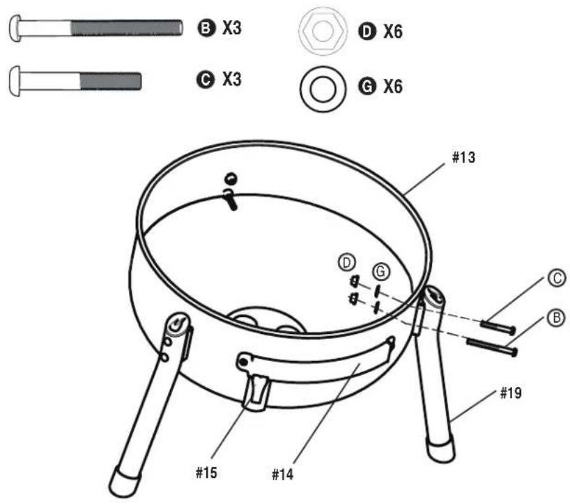 CHAR BROIL 18202075 - ASSEMBLY/ ASSEMBLAGE/ ARMADO - 1