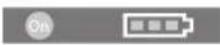 BOSCH GWS 18V15 S Professional - Battery charge indicator - 1