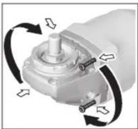 BOSCH GWS 18V15 S Professional - Rodar a cabeça do mecanismo de acionamento (GWS 18V-15 C) - 1