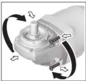 BOSCH GWS 18V15 S Professional - Rotation de la tête de meuleuse (GWS 18V-15 C) - 1